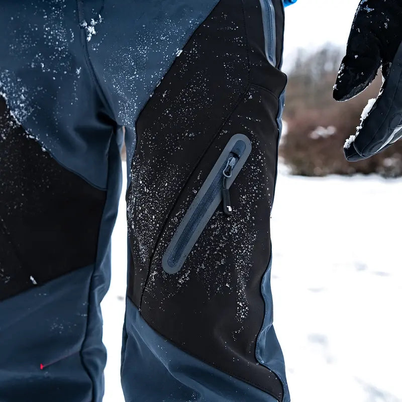 🔥 BESTSELLER | 6PCS $24.63 | Men's Fleece-Lined Softshell Winter Outdoor Pants