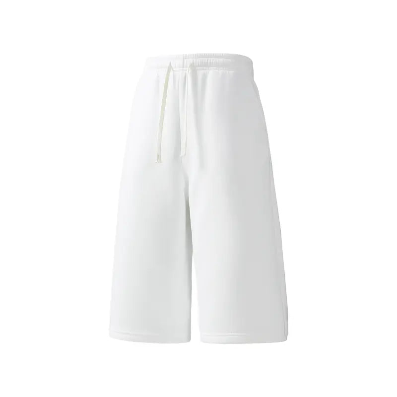 Casual Wide Leg Sweat Shorts – Soft Drawstring Lounge Shorts for Everyday Comfort