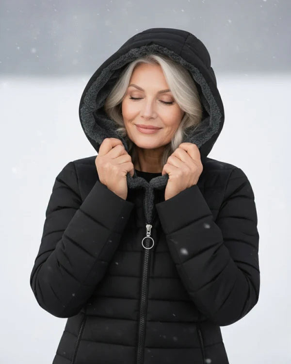 [BLACK FRIDAY SALE]Quilted coat with fleece lining