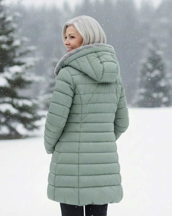 [BLACK FRIDAY SALE]Quilted coat with fleece lining