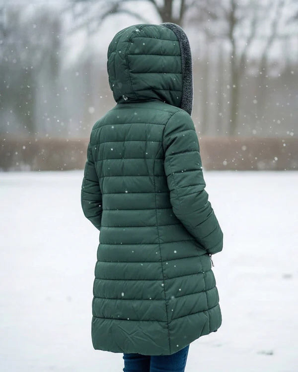 [BLACK FRIDAY SALE]Quilted coat with fleece lining
