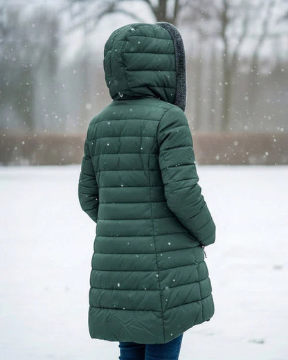 [BLACK FRIDAY SALE]Quilted coat with fleece lining