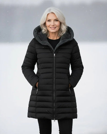 [BLACK FRIDAY SALE]Quilted coat with fleece lining