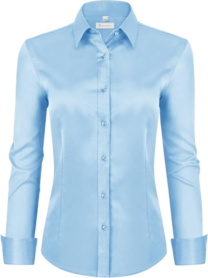[LAST DAY SALE]💚Womens Classic-Fit Dress Shirts