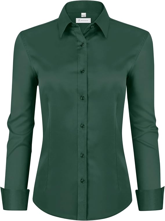 [LAST DAY SALE]💚Womens Classic-Fit Dress Shirts
