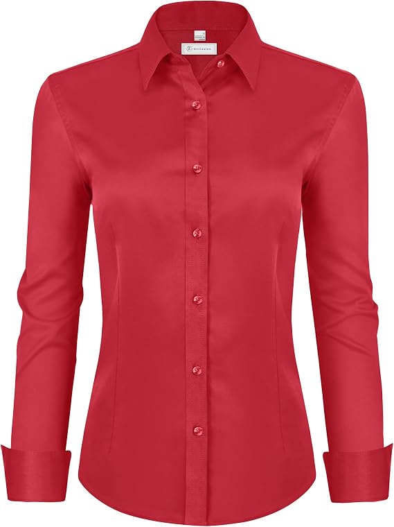 [LAST DAY SALE]💚Womens Classic-Fit Dress Shirts
