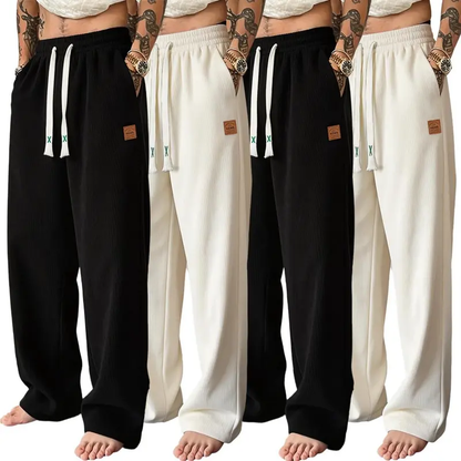Men's Comfy Casual Pants with Functional Back Pockets