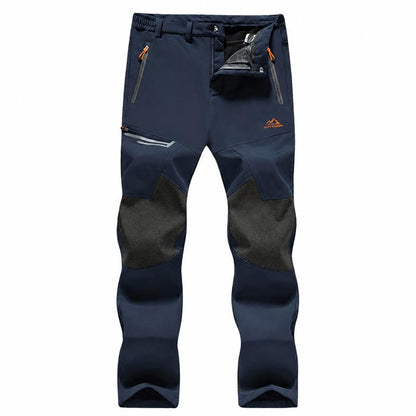 Men's Fleece-Lined Snow Pants for Winter