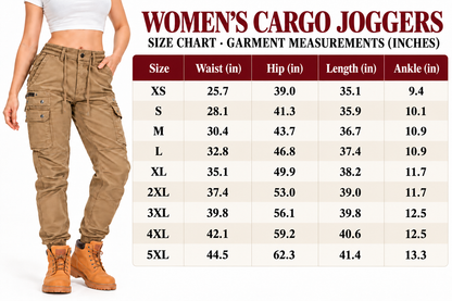 🔥Last Day Promotion🔥Women’s Drawstring Cargo Joggers with Pockets
