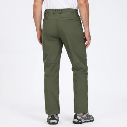 Men's Fleece-Lined Snow Pants for Winter