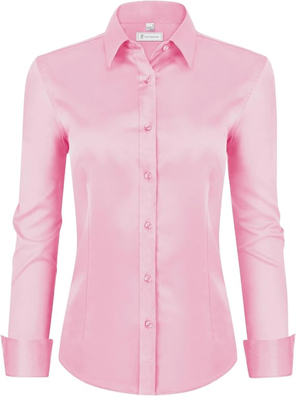 [LAST DAY SALE]💚Womens Classic-Fit Dress Shirts