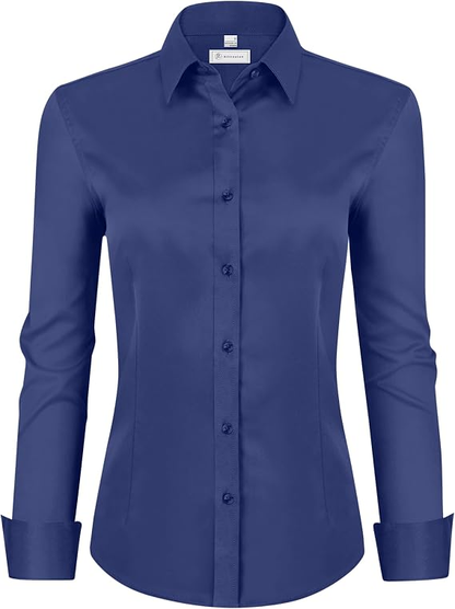 [LAST DAY SALE]💚Womens Classic-Fit Dress Shirts