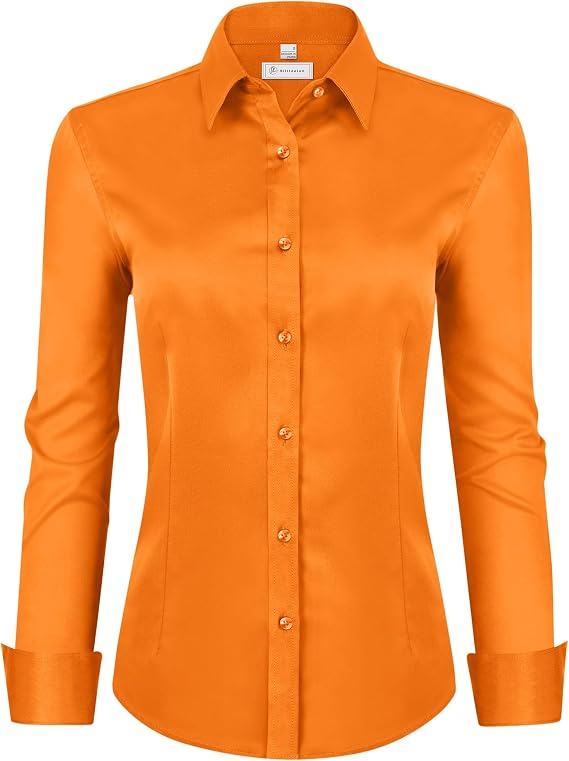 [LAST DAY SALE]💚Womens Classic-Fit Dress Shirts